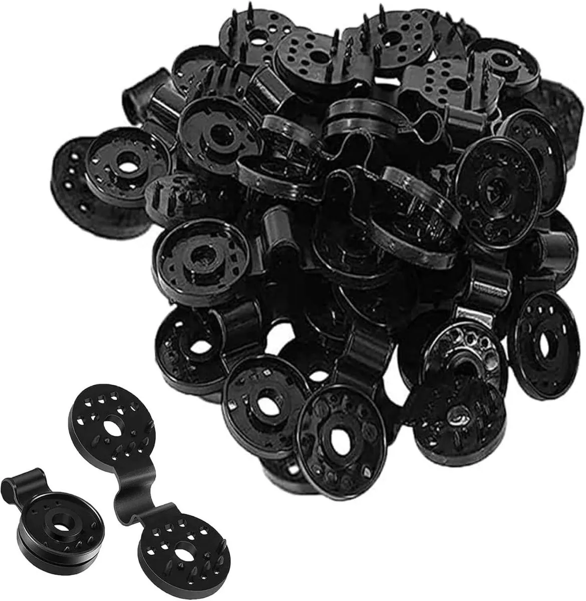 100 Piece Shade Cloth Plastic Clips, Heavy Duty Windproof Shade Cloth Clips