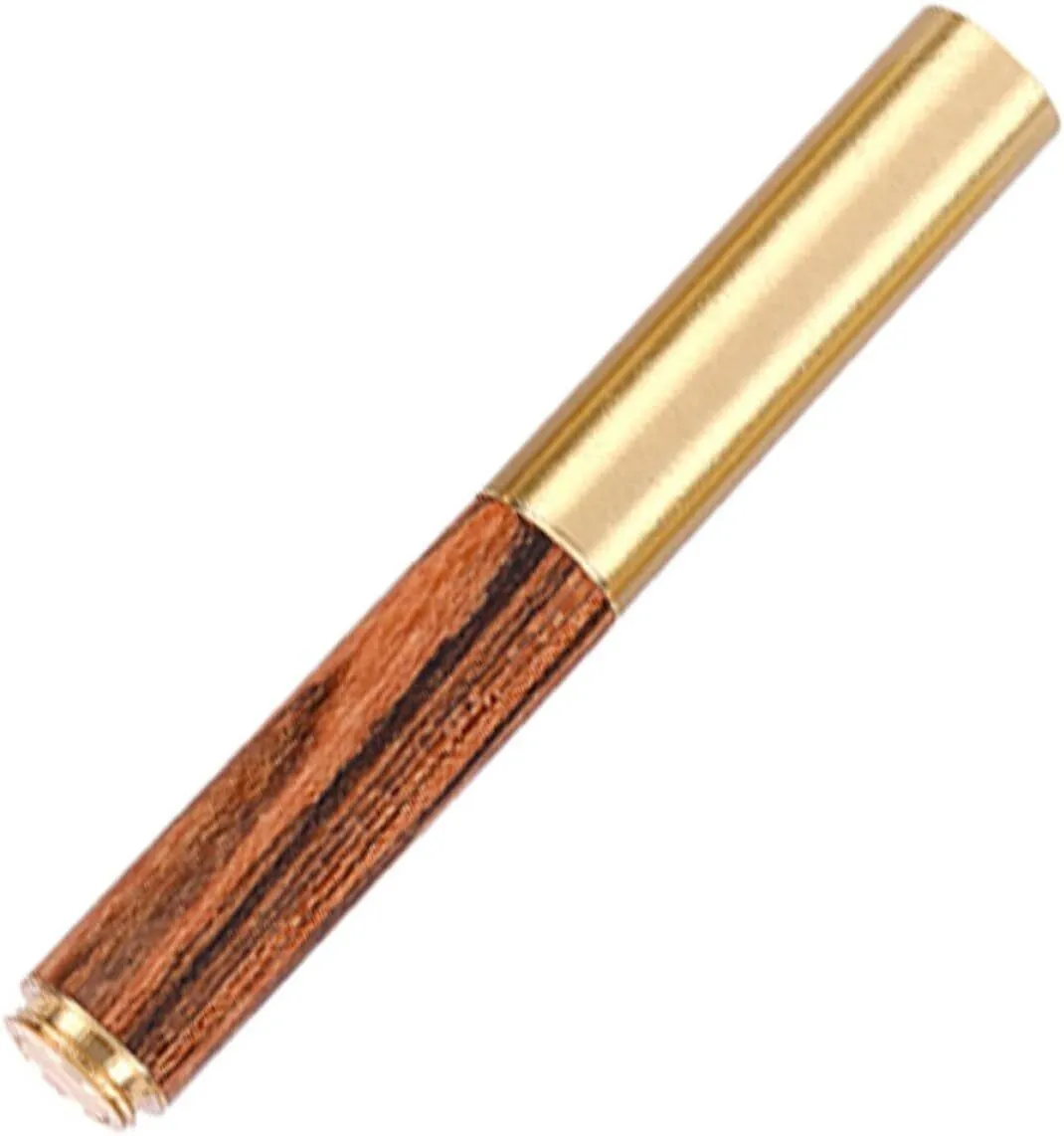 Vintage Brass Fountain Pen Fine Tip Small Pocket Calligraphy Pen Rosewood