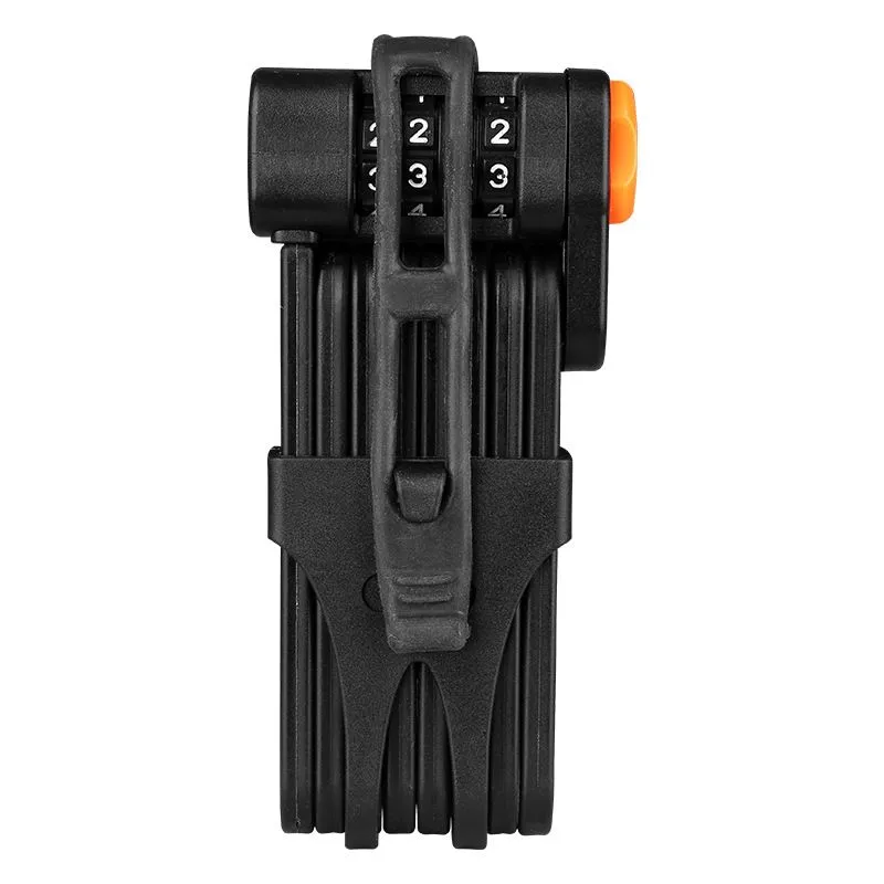 4-Digit Folding Bicycle Lock with Alloy Steel Body