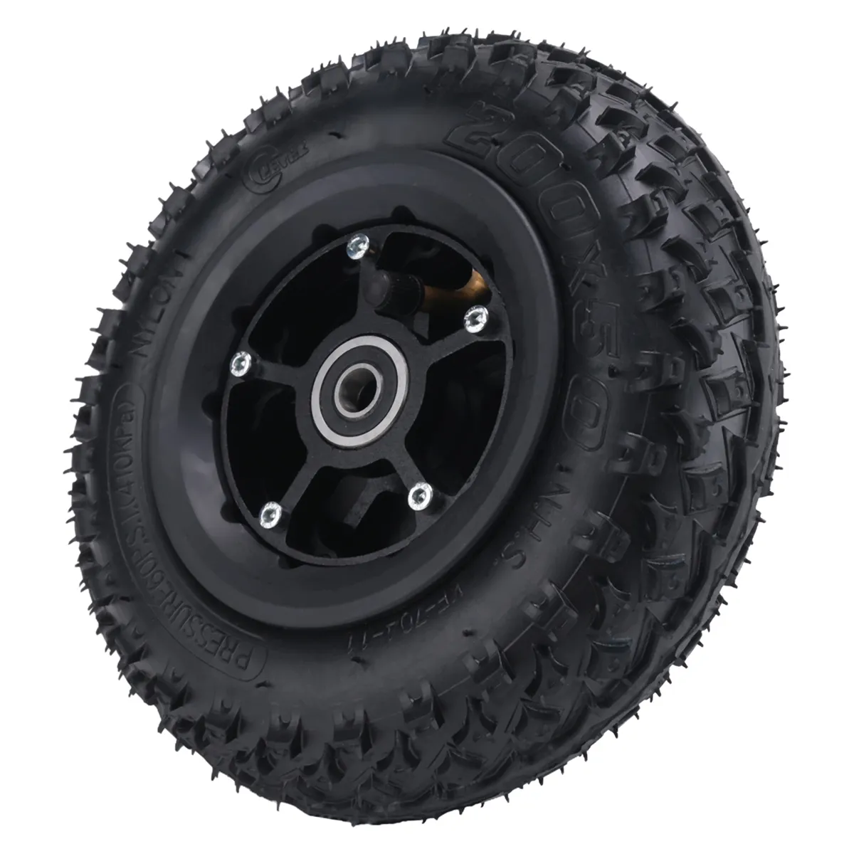 Rear Wheel 8 Inch 200X50 Pneumatic Tires For Electric Skateboard