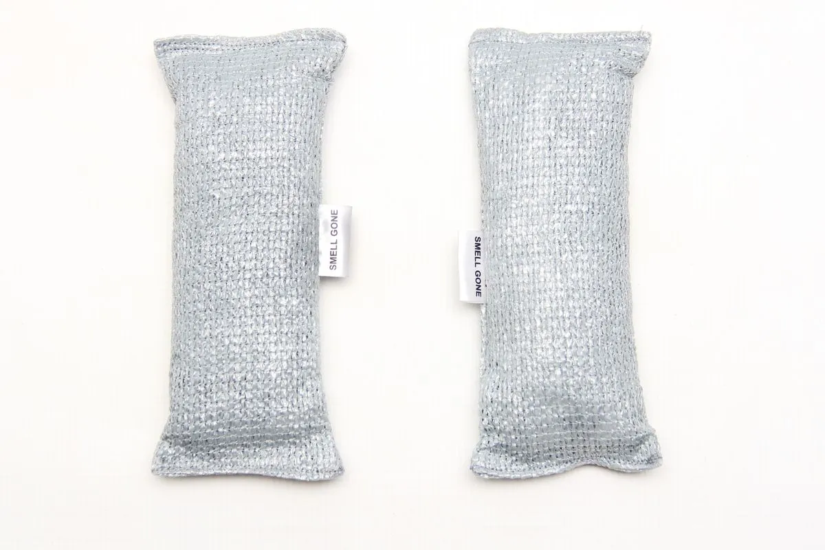 Smell Gone Running/Gym Shoe & Tog Bags Smell free 2x100g Coconut Charcoal