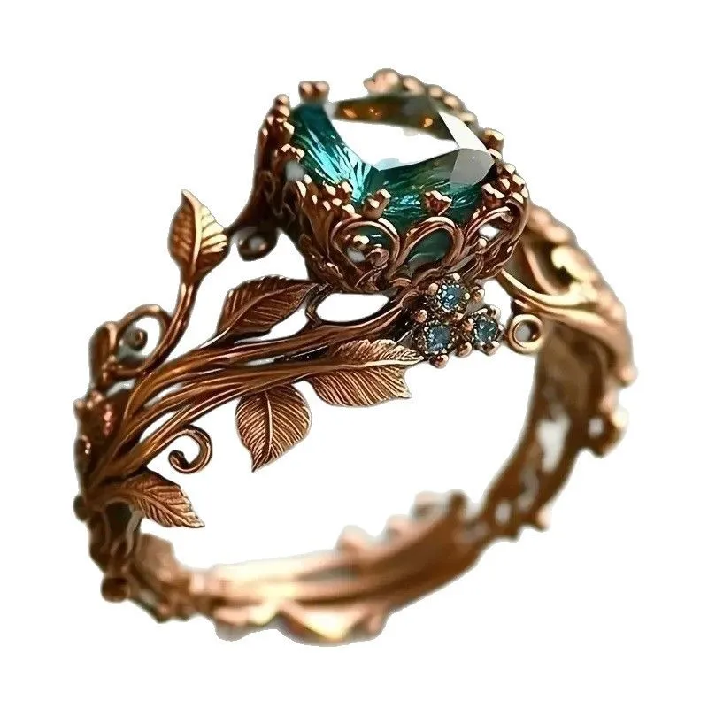 Women's Leaf Diamond Ring