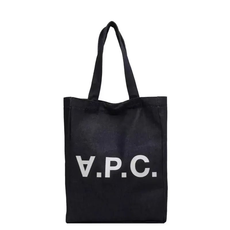 Simple Letter Element Canvas Tote Bag Shoulder Bag