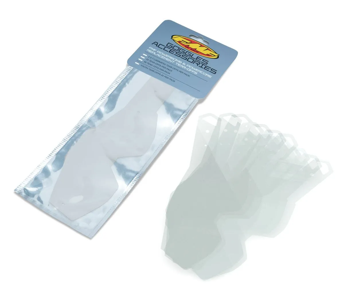 FMF Standard PowerBomb/PowerCore Goggle Tear-Offs