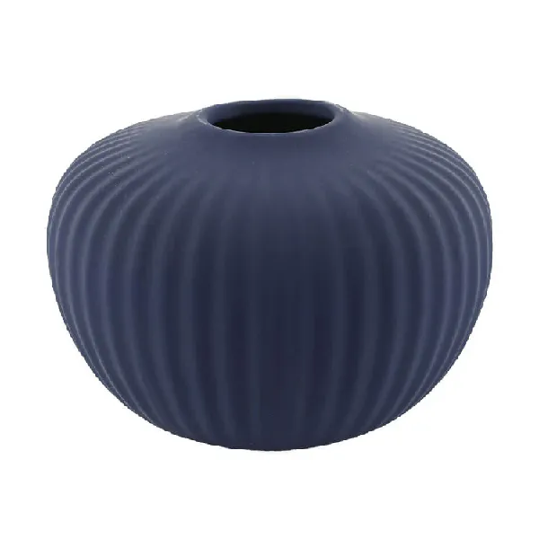 Mini Grey Round Vase Set 2 Piece