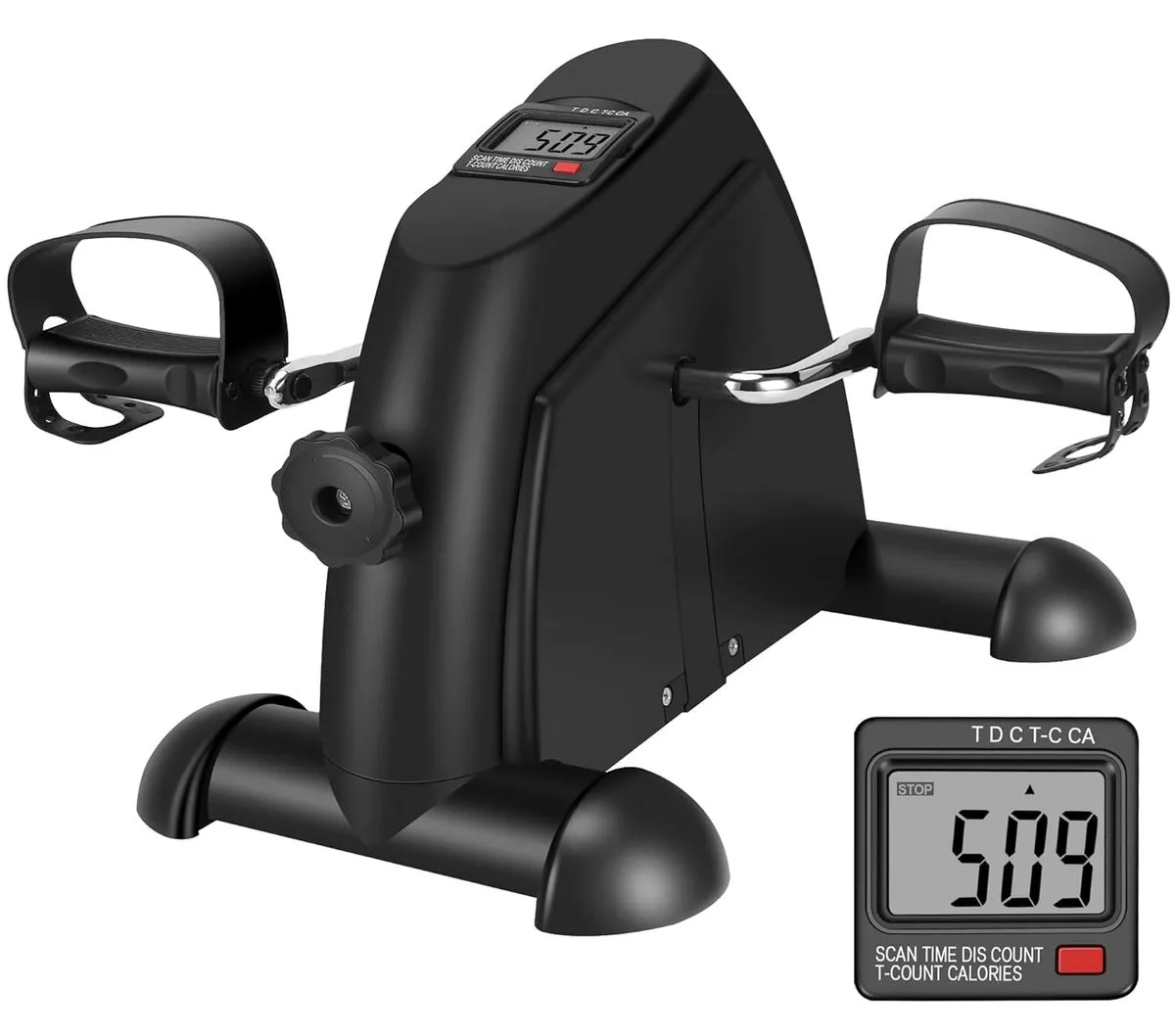 Portable Mini Exercise Bike - Adjustable Pedal Trainer for Arms & Legs