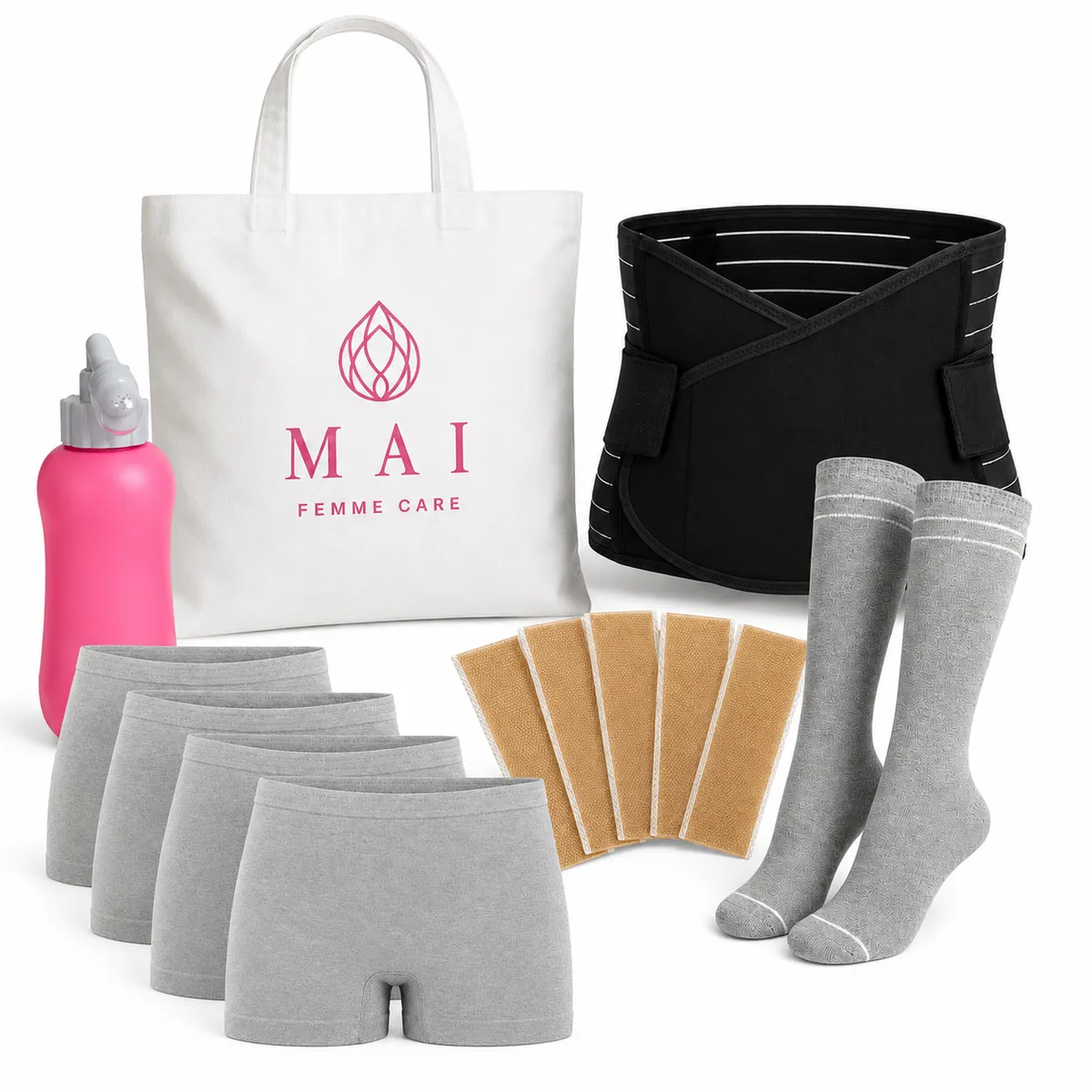 MAI Femme Care C-Section Recovery Kit for New Mums, Hospital Bag Essentials