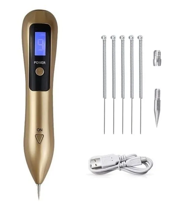 9 Level LCD Plasma Mole Freckle Tattoo Remover Pen