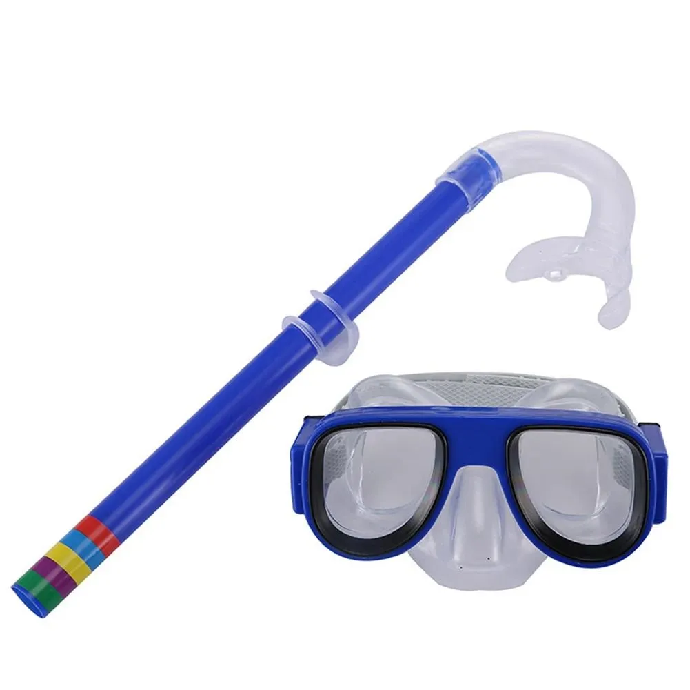 Scuba Tube Goggles for Kids - Blue