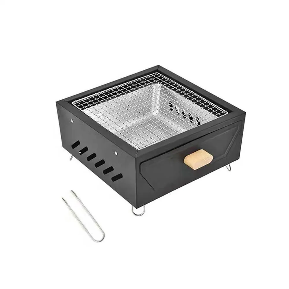 Square Household Outdoor Barbecue Stove