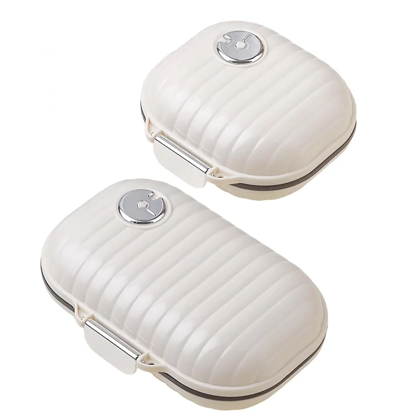 Personal Pill Organizer 2PACK- Medicine Pill Case with Medicine Tracker