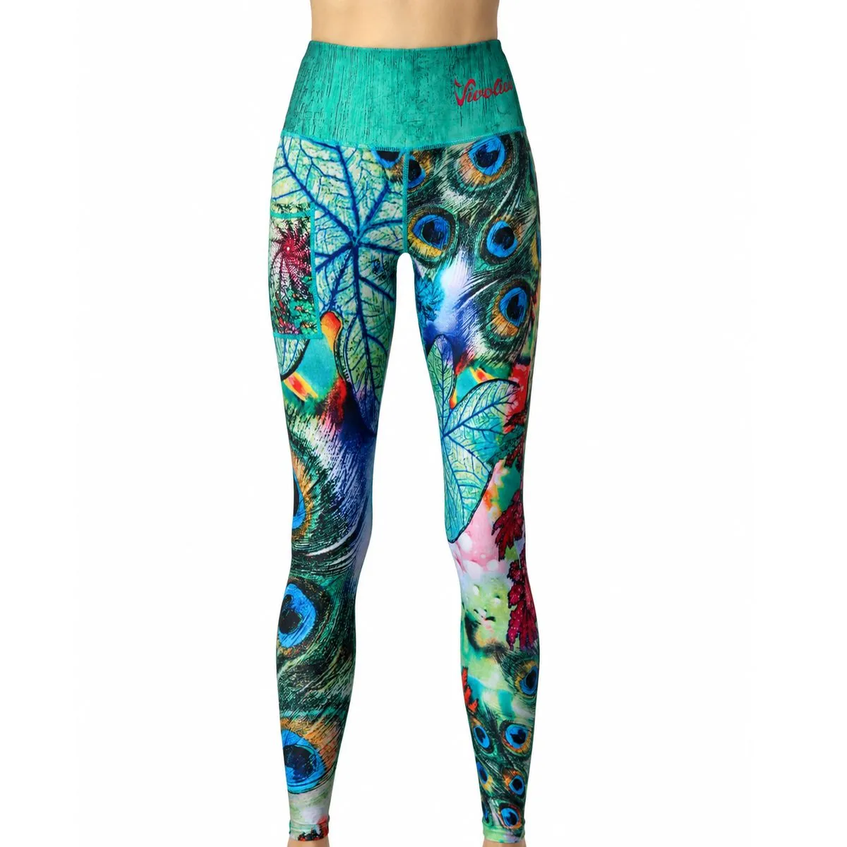 VIVOLICIOUS Tech Tights II Women's High-Waist Running & Gym Leggings TESSA