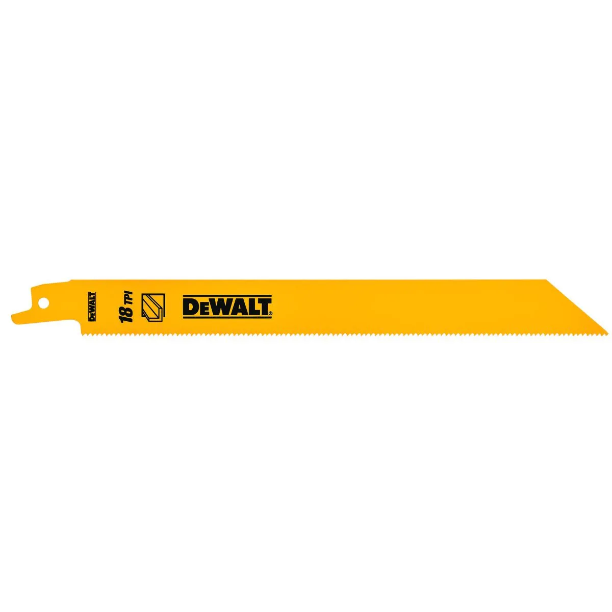 DEWALT - Metal Cutting Reciprocating Saw Blades 203mm (8") 18 TPI 5 Pack