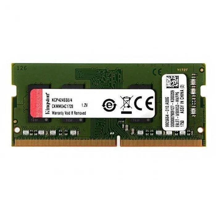 Kingston  4GB DDR4 2400Mhz Non ECC Memory RAM SODIMM