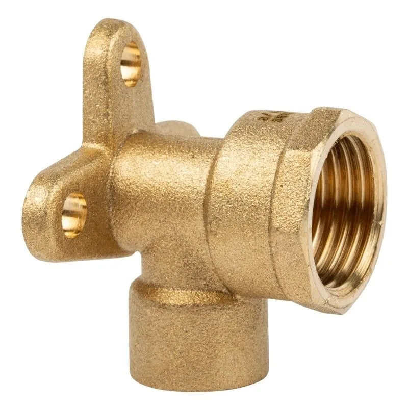 Bulk Pack x 10 Capillary Elbow Wall Plate C x FI 22mmx3/4"