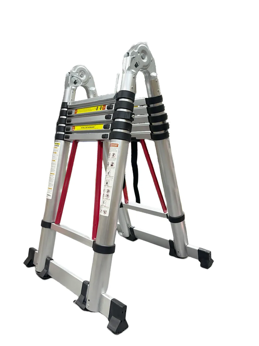 Adjustable metal ladder 6.4m, foldable, telescopic and extendable