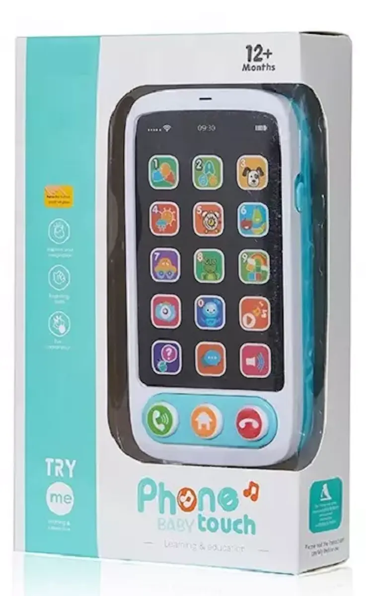 Baby & Toddler Smartphone Educational & Interactive baby phone - Blue