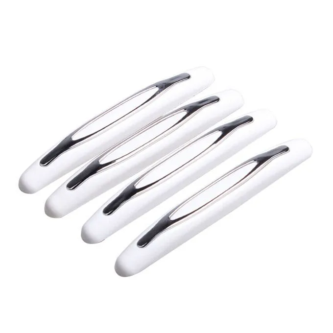 Killer Deals Universal Anti-Scratch Car Door Bumper Protector x4- White