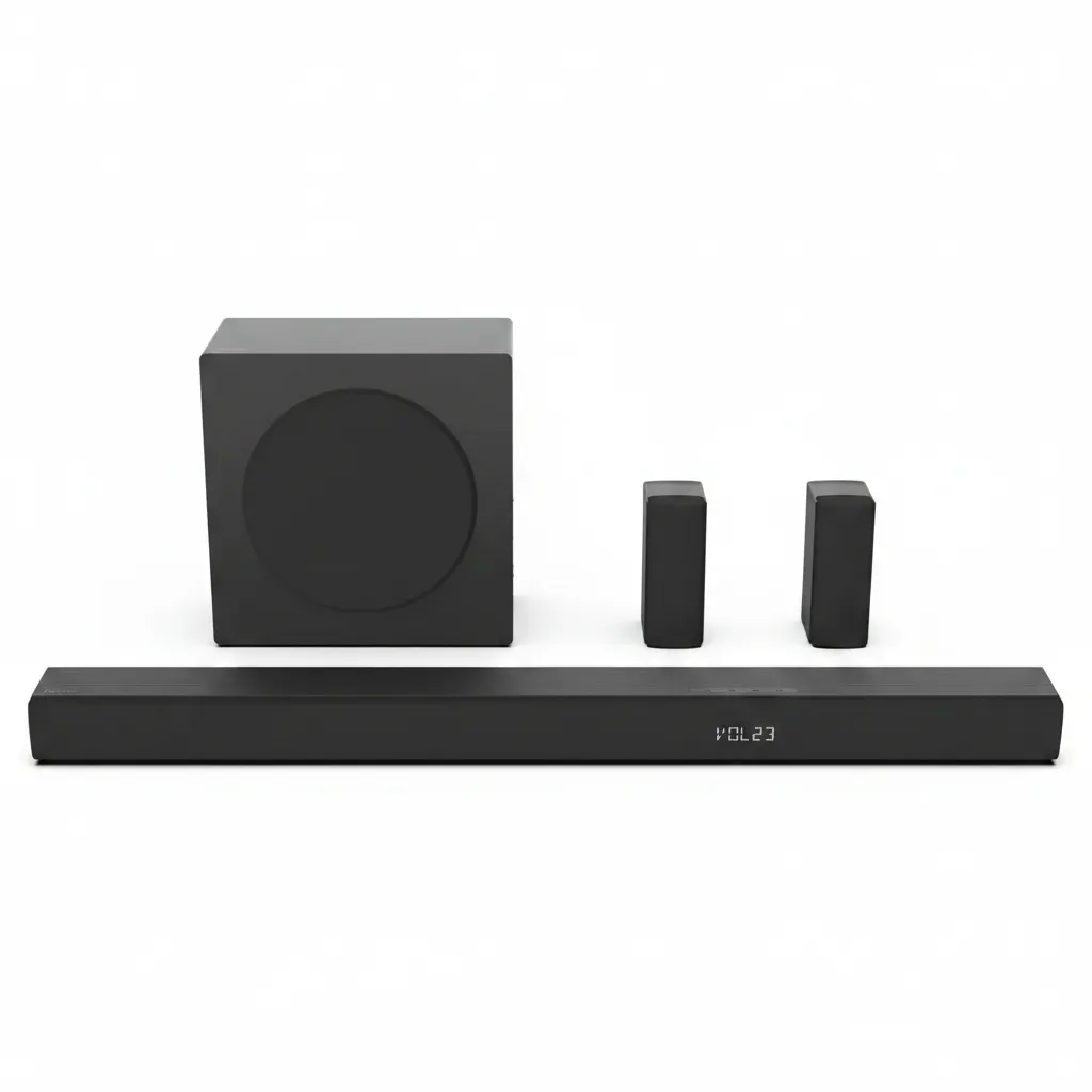 540W 5.1 Channel Soundbar with Wireless Subwoofer & Surround