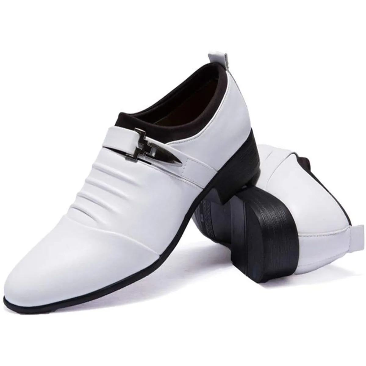 Men's Classic British Oxford Dress Shoes Timeless Leather Formal Footwear