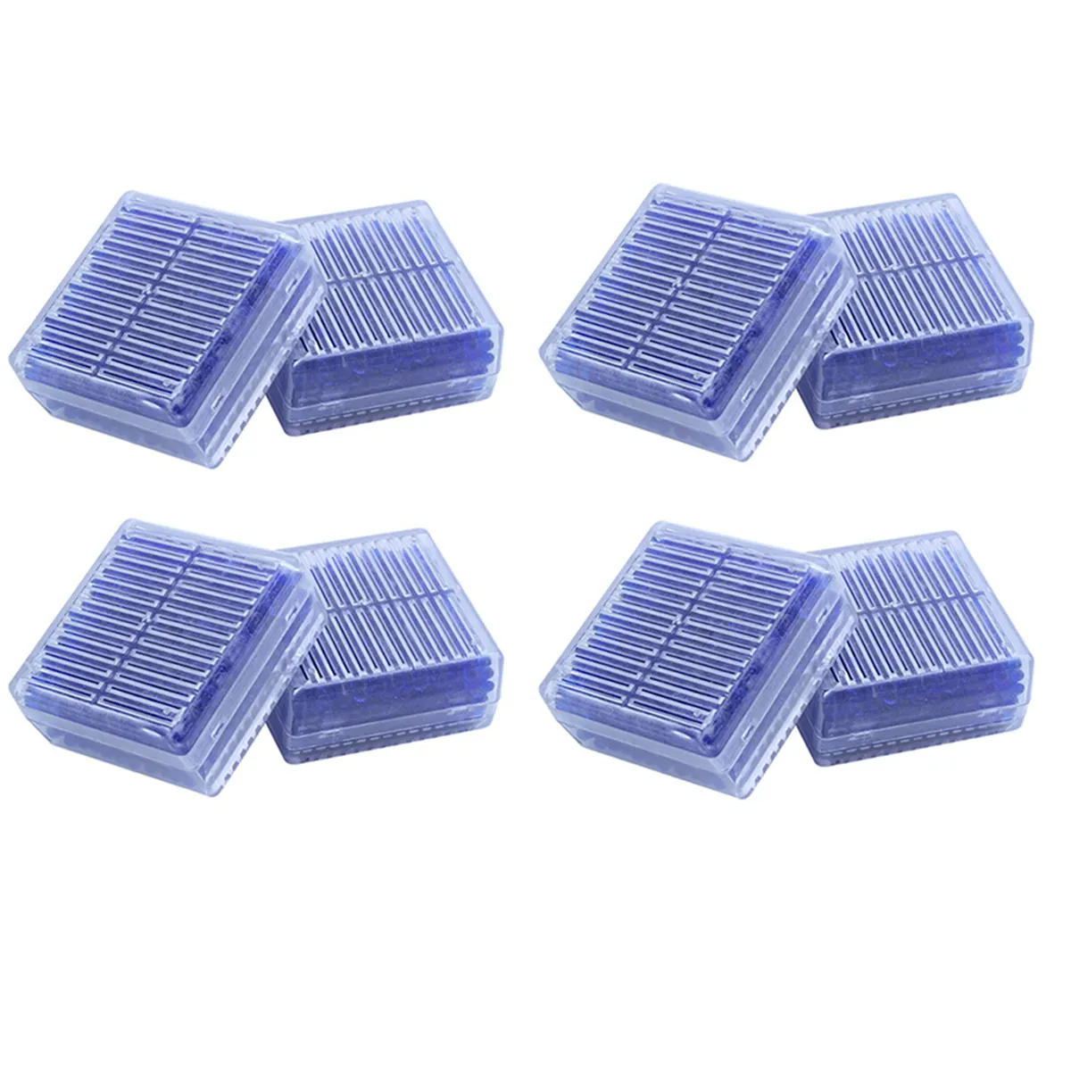 8Pcs Blue Indicating Silica Gel Desiccant Moisture for Absorb Box Reusable