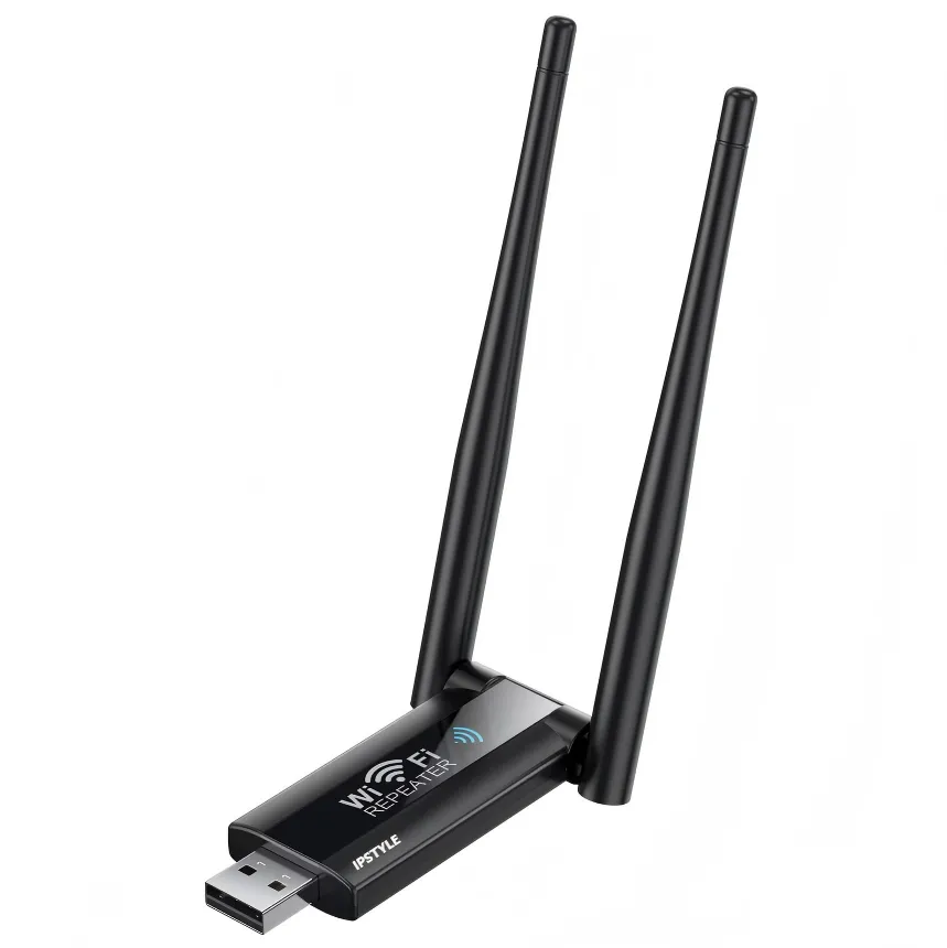 IPSTYLE 2.4G 300Mbps WiFi Repeater Extender WiFi Signal Amplifier Booster