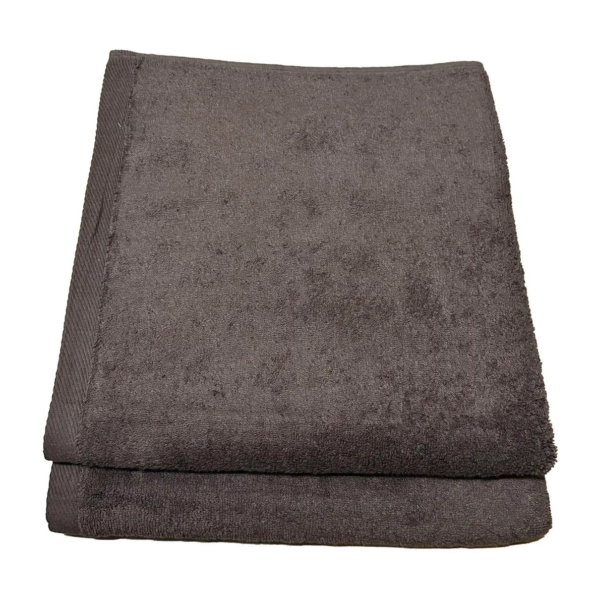 2 Pack Bath Towel Luxury Cotton 70 x 130cm - BT12P15 - Brown
