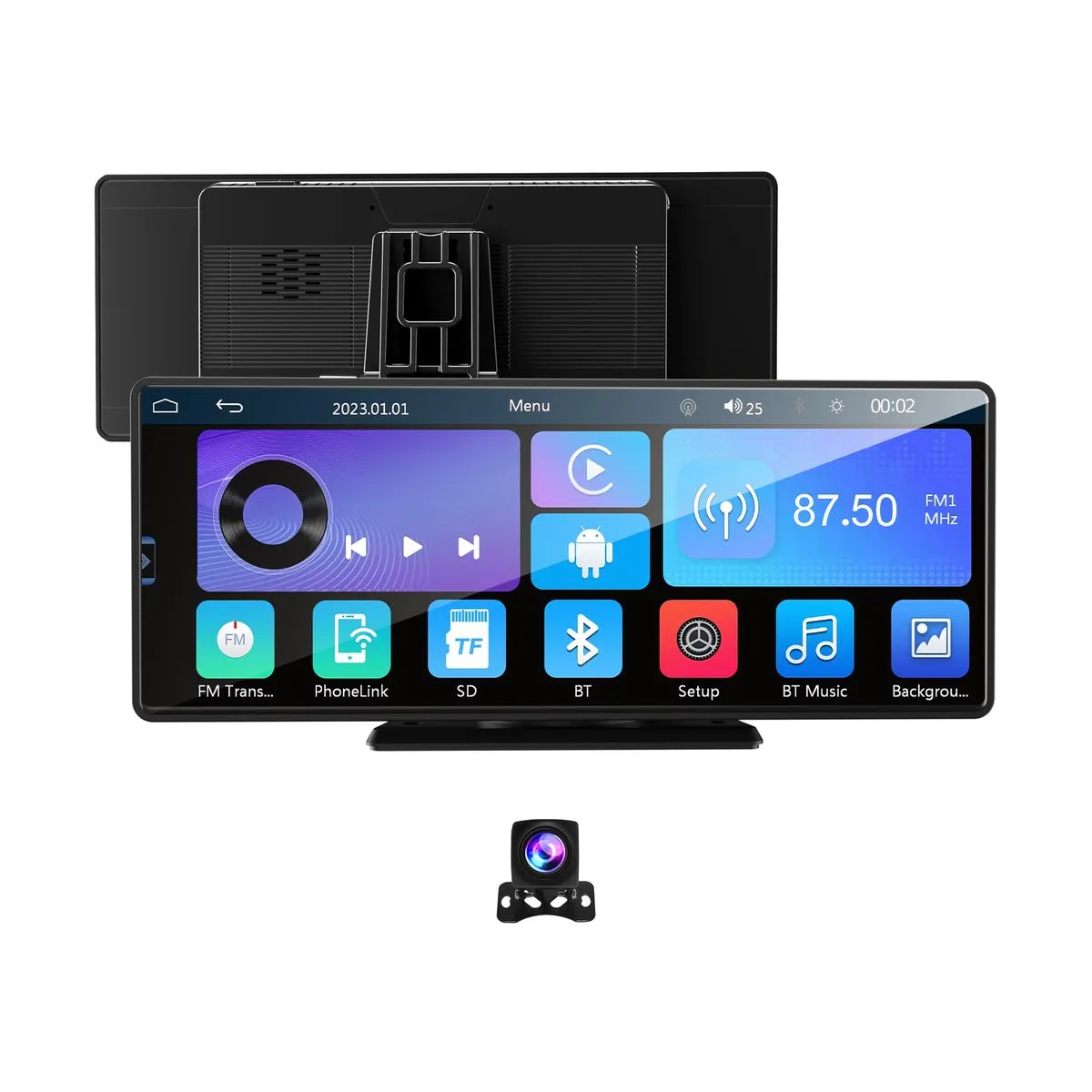 Vizia 10.26-Inch CarPlay & Android Auto Touchscreen Display with HD Camera
