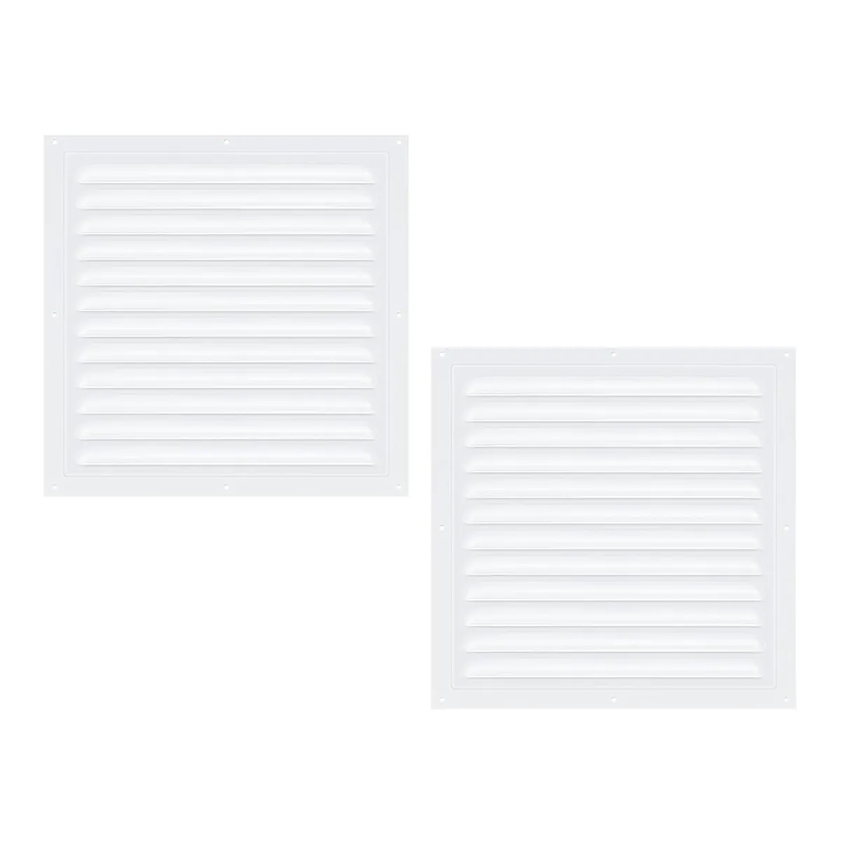 2 Pcs Attic Vents Gable Vents Aluminum Wall Vent Compatible with None