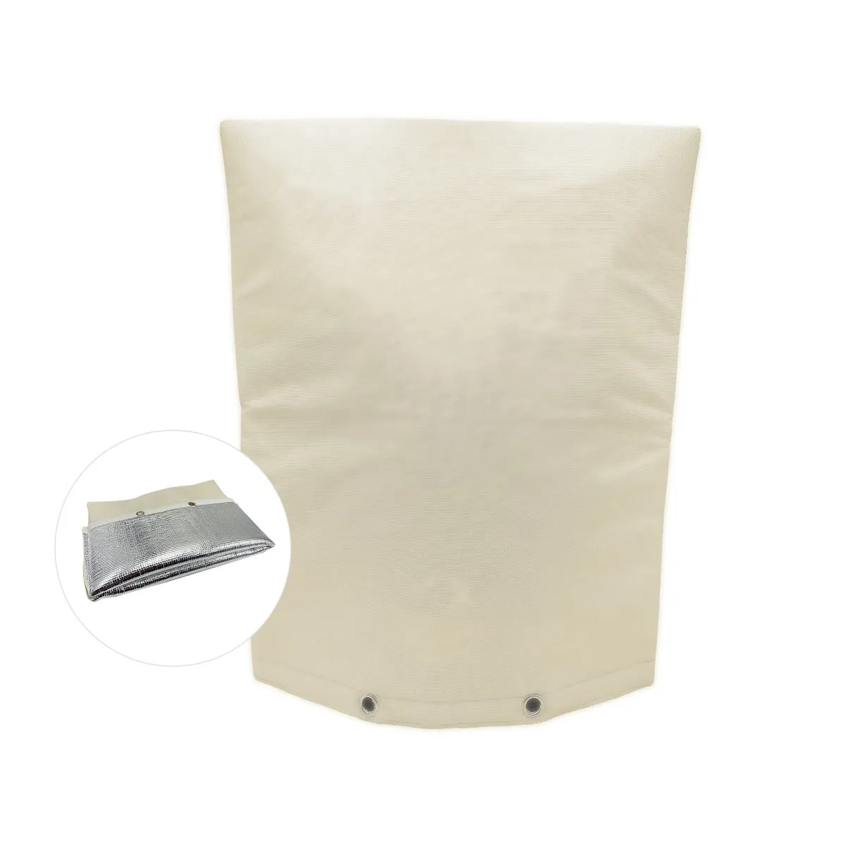Black Pipe Insulation Cover 63x77CM 600D Oxford