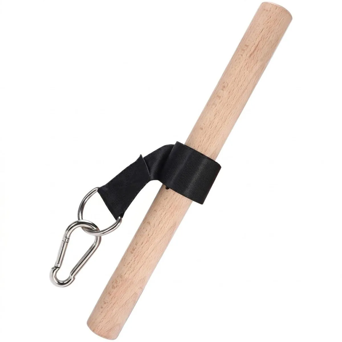 Heavy Duty Wrist Roller Forearm Strengthener with Beechwood Handle