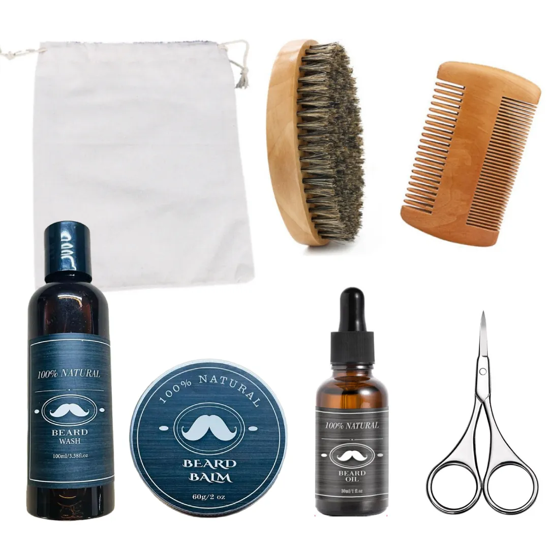 Beard Care Kit for Men Grooming & Trimming Tools Perfect Gift