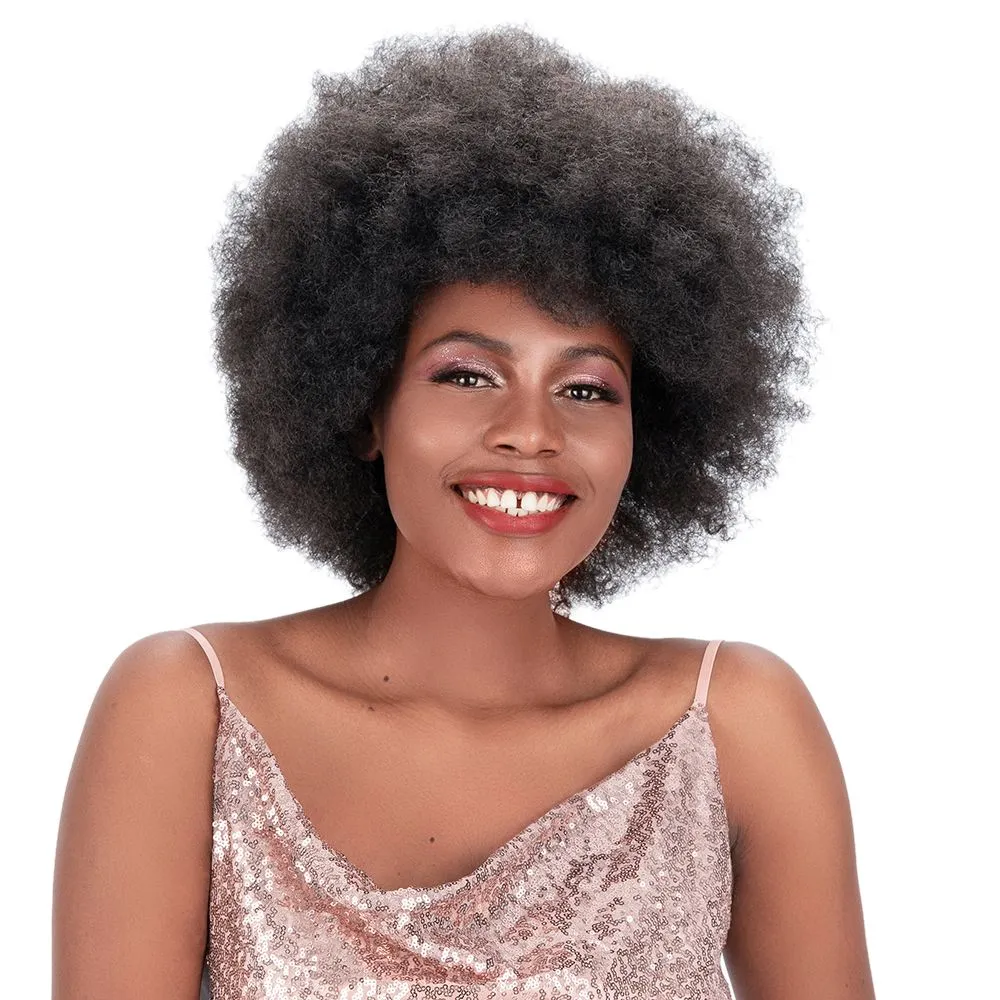 Wigs Magic Middle Size Synthetic Hair Wig Jenny Afro - COLOR 1B