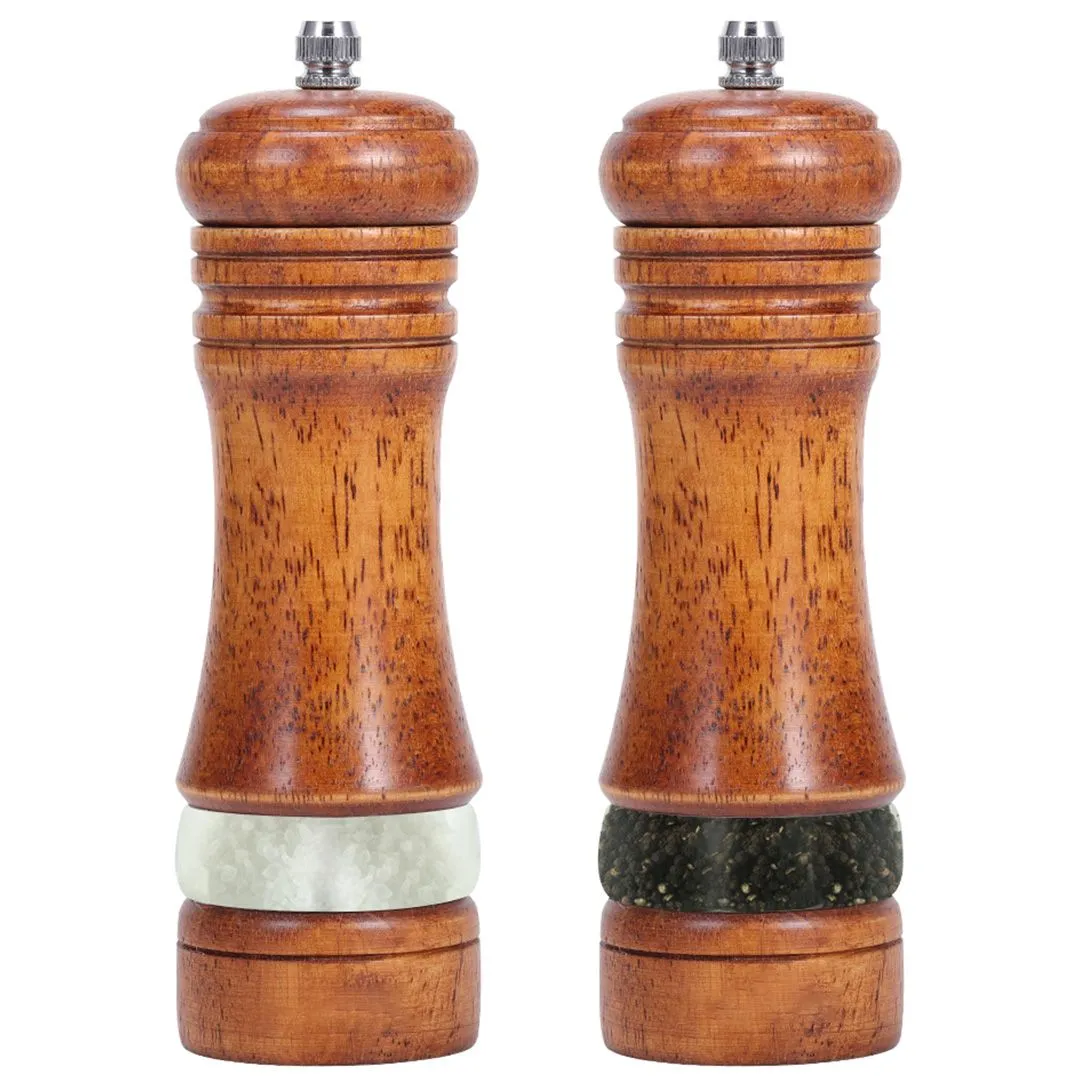 Gogooda Salt and Pepper Grinder Manual Pepper Grinders Mills Set of 2
