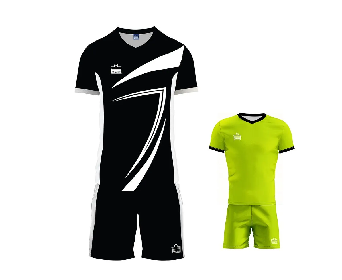 Admiral Pedri Soccer Kit (Set of 15) - Senior - BLACK/WHITE