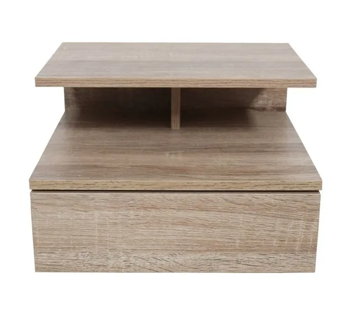 Floating Bedside Drawer D 350mm x W 310mm x H 230mm - Oak