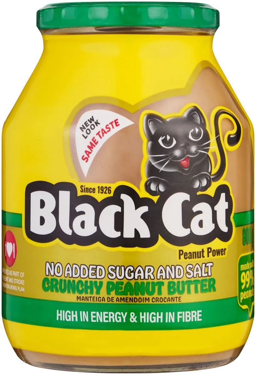 Black Cat - Crunchy Peanut Butter 6x800g