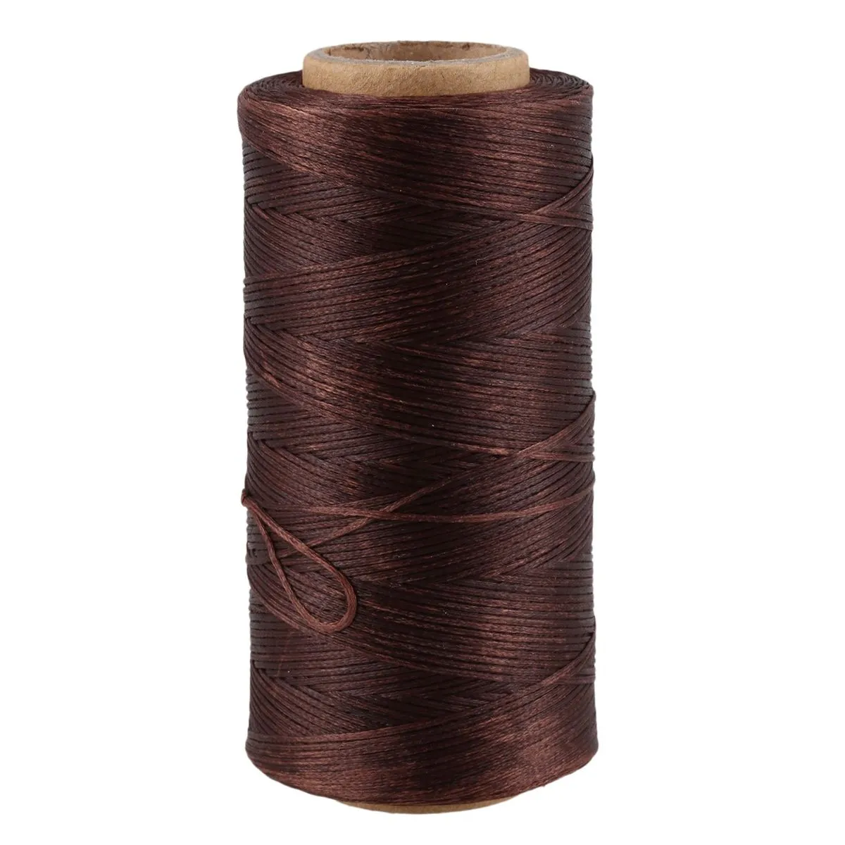 260M 150D 1MM Leather Wax Thread Hand needle Cord Light Brown