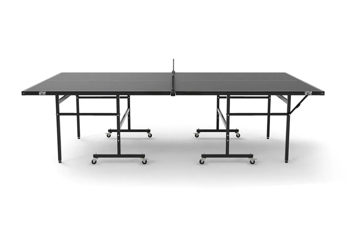 GetUp Table Tennis Table with Wheels Including Accessories