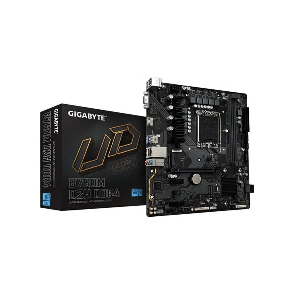 Gigabyte B760M D2H DDR4 Intel B760 LGA 1700 mATX Motherboard