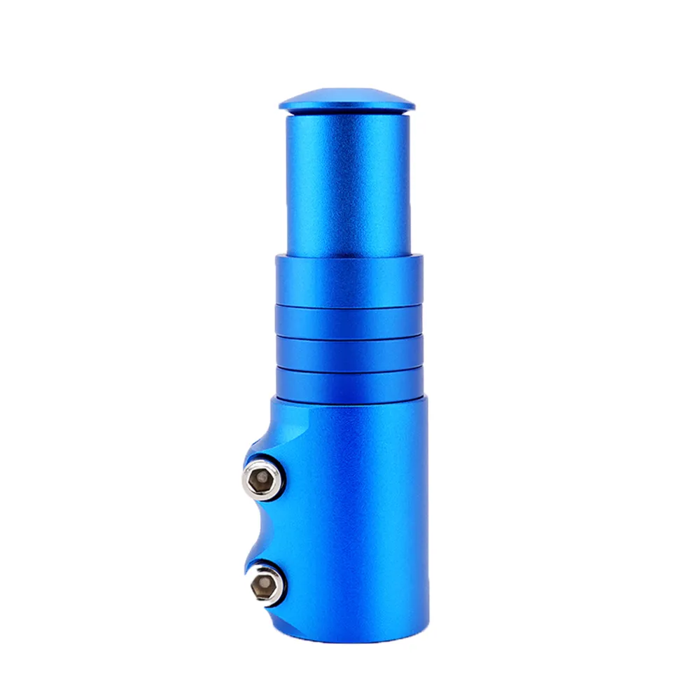 Bike Handlebar Riser Bicycle Fork Stem Raiser Extender Blue