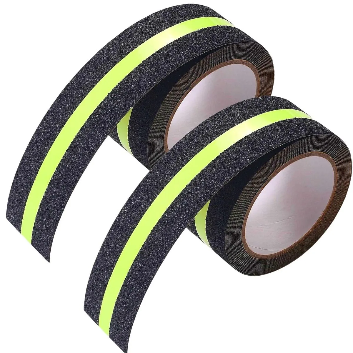 Grip Tape Adhesive Stair Fluorescent Tape for Stairs Steps 5cmx5m Pack of 2