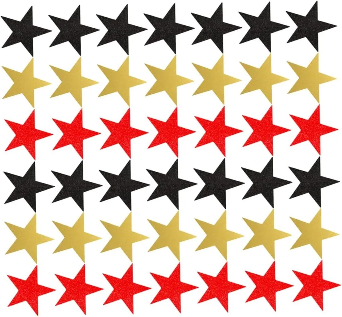 60pcs Paper Pentagram Cutouts for Classroom Decoration Scrapbook