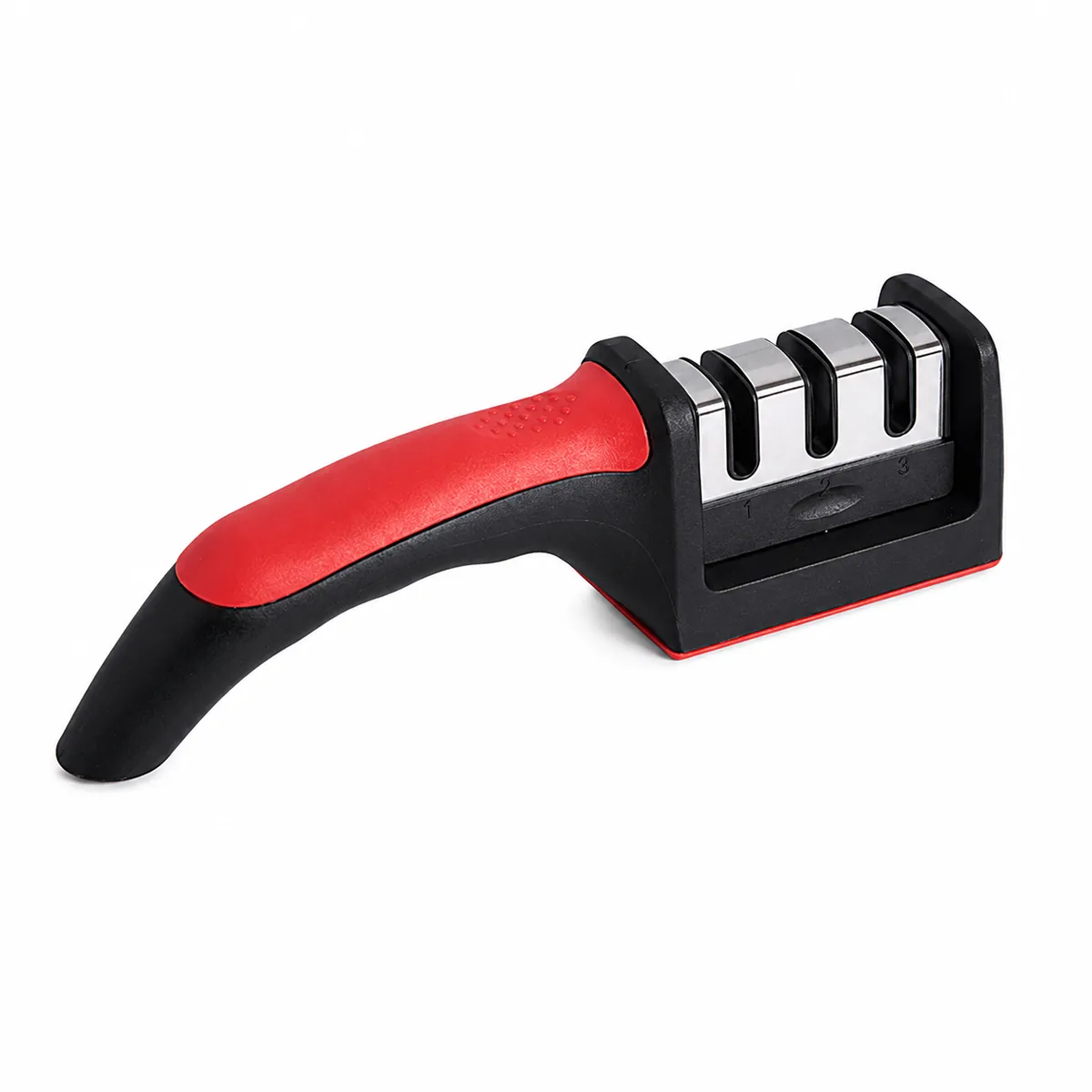 Knife Sharpener 3-Stage Detachable Head for Compact SA Kitchen Storage