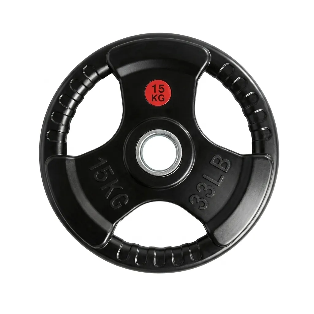15kg Grip Rubber Barbell Weights Plate