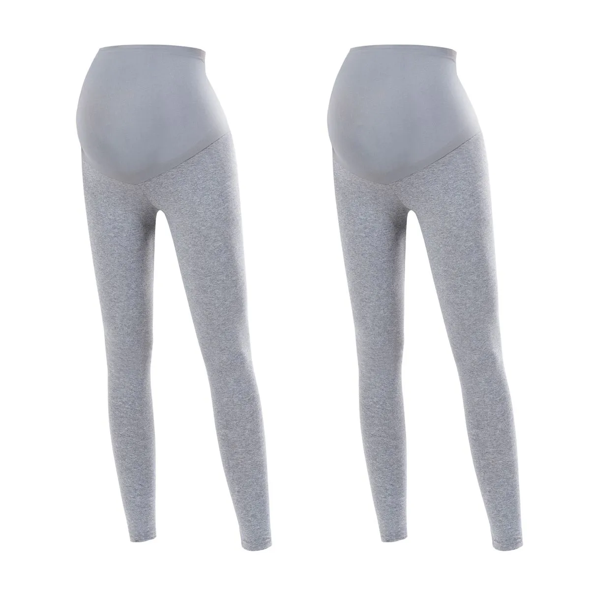 Unicoo Value Pack of 2 Comfort & Fit Maternity Leggings Grey