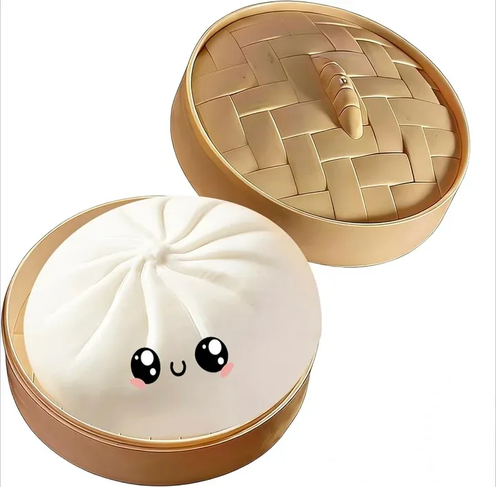 QcjwheShop Glitter Dumpling Squishy Box,Crazy Fun Dumplings Squishy