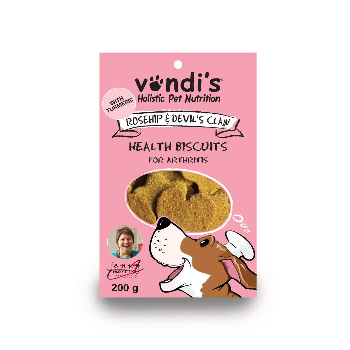 Jenny Morris Devils Claw & Rosehip Biscuits - 200g