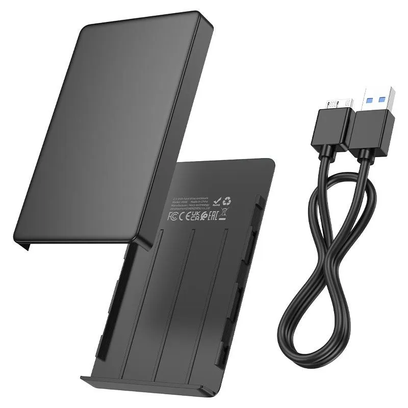 Portable 2.5 Inch SATA Hard Drive Enclosure USB 3.0 5Gbps External Case