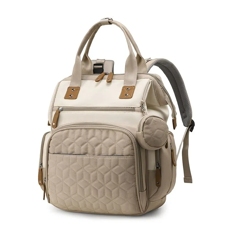 Colorful Baby Bag - Beige